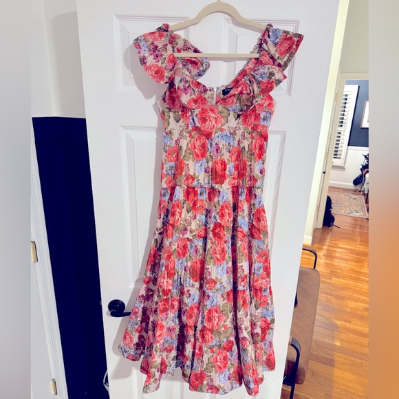 Tuckernuck Exclusive* Beulah Women's Rita Floral Midi Dress - Size S - Picture 2 of 6